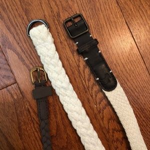 Assorted woven belts